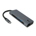 Hub USB 7 Portas Ngs Wonder Dock 7 Hdmi USB C 4K 5 Gbps Cinzento