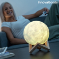 Lâmpada LED Recarregável Lua Moondy Innovagoods