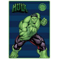 Manta The Avengers Hulk 100 X 140 cm Azul Verde Poliéster