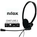 Auriculares com Microfone Nilox NXCM0000004 Preto