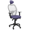 Cadeira de Escritório com Apoio para a Cabeça Jorquera Piqueras Y Crespo ALI261C Azul Claro