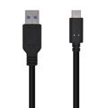 Cabo USB a para USB C Aisens A107-0450 1,5 M Preto