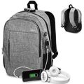Mochila para Portátil e Tablet com Saída USB Subblim Urban Lock Backpack 16"