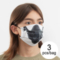 Máscara Higiénica em Tecido Reutilizável Gas Luanvi Tamanho M (pack de 3) Covid-19