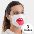 Máscara Higiénica em Tecido Reutilizável Tongue Luanvi Tamanho M (pack de 3) Covid-19