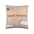 Capa de Travesseiro Popcorn Scarf Monkey (60 X 60 cm)