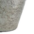 Vaso Cerâmica Prata 19 X 19 X 30 cm