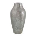 Vaso Cerâmica Prata 23 X 23 X 40 cm