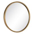 Espelho de Parede 51 X 2,5 X 51 cm Dourado Metal