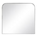 Espelho de Parede 75 X 2 X 70 cm Cristal Preto Metal