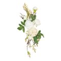 Flores Decorativas 65 X 30 X 18 cm Branco Peónia