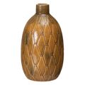 Vaso Cerâmica 17 X 17 X 30 cm Mostarda