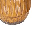 Vaso 16,5 X 16,5 X 30 cm Cerâmica Mostarda