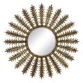 Espelho de Parede 90 X 1,75 X 90 cm Dourado Dmf