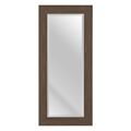 Espelho de Parede 56 X 2 X 126 cm Madeira Castanho