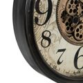 Relógio de Parede Preto Creme Cristal Ferro 66 X 9,5 X 66 cm (3 Unidades)