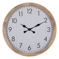 Relógio de Parede Branco Madeira 60 X 60 X 6,5 cm
