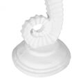 Figura Decorativa Branco Cavalo-marinho 11 X 9 X 31 cm