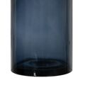 Vaso Azul Vidro Reciclado 15 X 15 X 20 cm