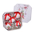 Bolas de Natal Branco Multicolor Papel Polyfoam Meias 7,5 X 7,5 X 7,5 cm (5 Unidades)