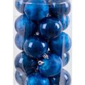 Bolas de Natal Azul Plástico 6 X 6 X 6 cm (20 Unidades)