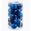 Bolas de Natal Azul Plástico 6 X 6 X 6 cm (20 Unidades)