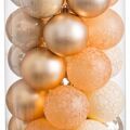 Bolas de Natal Dourado 6 X 6 X 6 cm (40 Unidades)