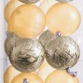 Bolas de Natal Dourado 8 X 8 X 8 cm (20 Unidades)