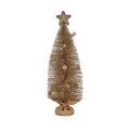 árvore de Natal com Estrela Champagne (23 X 14,5 X 46 cm)