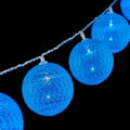 Grinalda de Esferas LED ø 6 cm Azul (2 m)