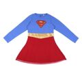 Vestido Superman Azul Vermelho 8 Anos