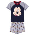Pijama de Verão Mickey Mouse Cinzento 5 Anos