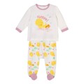 Conjunto de Vestuário Looney Tunes Cor de Rosa Amarelo Bebé 3 Mês