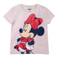 Camisola de Manga Curta Infantil Minnie Mouse Cor de Rosa 5 Anos