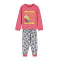 Pijama Infantil Minions Cor de Rosa 4 Anos