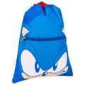 Mochila Saco Infantil Sonic Azul 27 X 33 cm