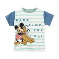 Camisola de Manga Curta Mickey Mouse Infantil Multicolor 18 Meses