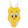 Fato de Banho de Menina Looney Tunes Amarelo 5 Anos