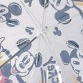 Guarda-chuva Mickey Mouse Transparente ø 71 cm Vermelho