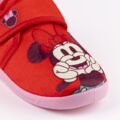Chinelos de Casa Minnie Mouse Velcro Vermelho 34-35