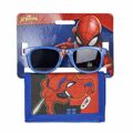 Conjunto de óculos de Sol e Carteira Spider-man 2 Peças Azul