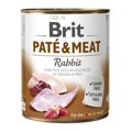 Comida Húmida Brit Paté & Meat Frango Coelho 800 G