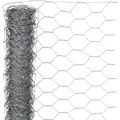 Rede de Arame Hexagonal 0,5x2,5 M 25 mm Aço Galvanizado Nature