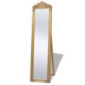  Espelho de Pés em Estilo Barroco 160x40 cm Dourado