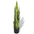  Planta Espada-de-são-jorge Artificial com Vaso 90 cm Verde