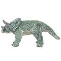 Peluche Brinquedo de Montar Dinossauro Triceratops  Verde XXL