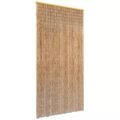  Cortina de Porta Anti-insetos em Bambu 90x220 cm