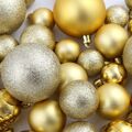 Bolas de Natal 100 Un. 6 cm Dourado