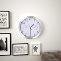 Relógio Parede C/ Higrómetro e Termómetro Quartzo 30 cm Branco