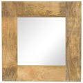 Espelho em Madeira de Mangueira Maciça 50x50 cm